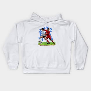 Epic Battle: God vs The Machine Kids Hoodie